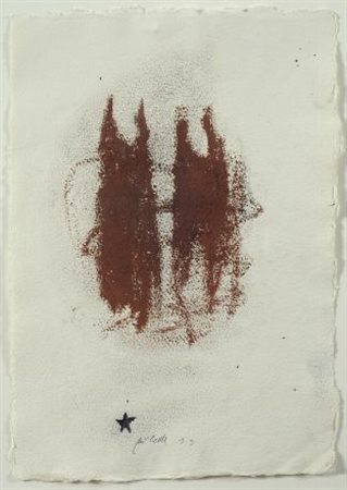 Piero Pizzi Cannella (Roma, 1955) SENZA TITOLO, 1999 Tecnica mista su carta,...