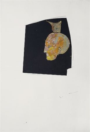 Mario Schifano (Homs, 1934 - Roma, 1998) COMPOSIZIONE, 1990 Tecnica mista e...