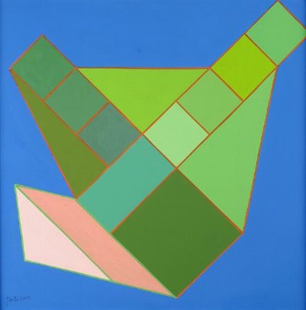 Achille Perilli (Roma, 1927) ATTENTI AL LUPO, 2005 tecnica mista su tela,...