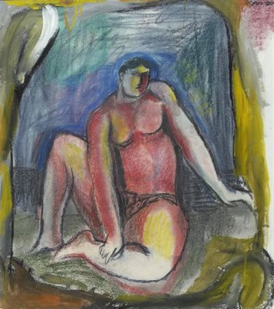 Sandro Chia (Firenze, 1946) SENZA TITOLO, 2009 Tecnica mista su carta, cm....