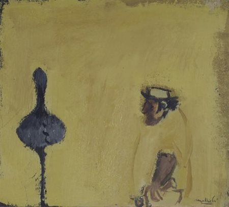 Carlo Mattioli (Modena, 1911 - Parma, 1994) PER UN RITRATTO DI MANZÙ, 1971...