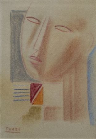 Mario Tozzi (Fossombrone, 1895 - Francia, 1979) VOLTO DI RAGAZZA, 1937...