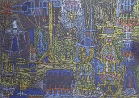 Corrado Cagli (Ancona, 1910 - Roma, 1976) RITUALI AGRICOLI Pastello su carta...