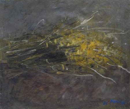 Sergio Scatizzi (Gragnano, 1918 - Firenze, 2009) FIORI SECCHI, 1951 Olio su...