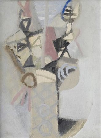 Mario Francesconi (Viareggio, 1933) FIORI Olio su tela, cm. 40x30 Firmato in...