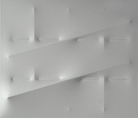 Agostino Bonalumi (Vimercate, 1935) BIANCO, 2010 Acrilico su tela...