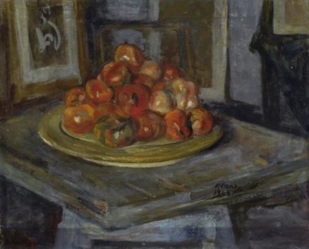 Primo Conti (Firenze, 1900 - Fiesole, 1988) NATURA MORTA, 1944 Olio su tela,...