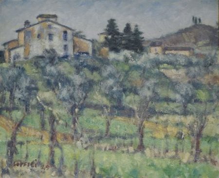 Ardengo Soffici (Rignano sull’Arno, 1879 - Vittoria Apuana, 1964) PAESAGGIO...