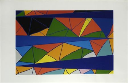 Piero Dorazio (Roma, 1927 - Todi, 2005) SENZA TITOLO, 1989 Serigrafia, mm....