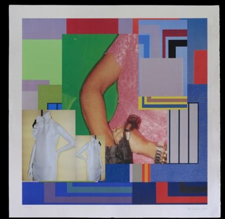 Peter Halley CONTAMINATION 2, 2002 Litografia, mm. 800x810, es.79/100