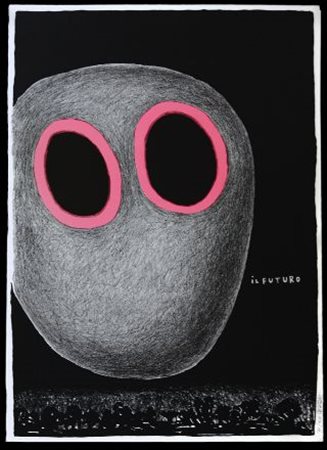 Ettore Sottsass IL FUTURO, 2001 Litografia, mm. 500x700, es. 45/100