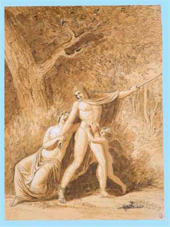 Giovanni Battista Dell’Era Treviglio 1765 – Firenze 1799 Scena mitologica...