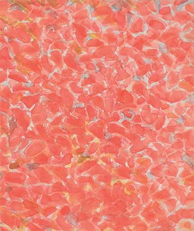 Sam Francis San Mateo 1923 – 1994 Rosso e giallo, 1952 gouache su carta, cm...