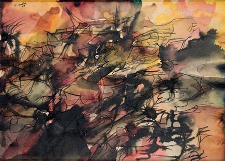 Jean Paul Riopelle Montréal 1923 – île-aux-Grues, Quebec City 2002 Landscape,...