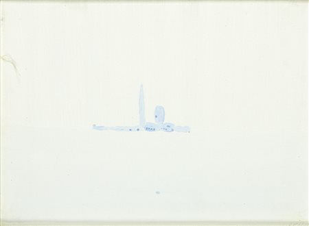 GUIDI VIRGILIO Roma 1891 - 1984 Venezia "L'isola di San Giorgio, Venezia"...