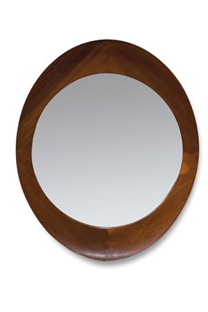 CAMPO FRANCO, GRAFFI CARLO Specchio con cornice in teak massiccio Prod. Home...