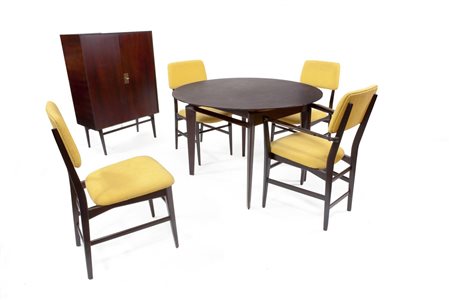 UFFICIO TECNICO DASSI Sala da pranzo composta da tavolo, tre sedie, una...