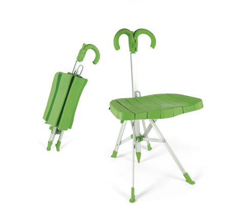 PESCE GAETANO Umbrella chair. Seduta pieghevole in alluminio e polipropilene....