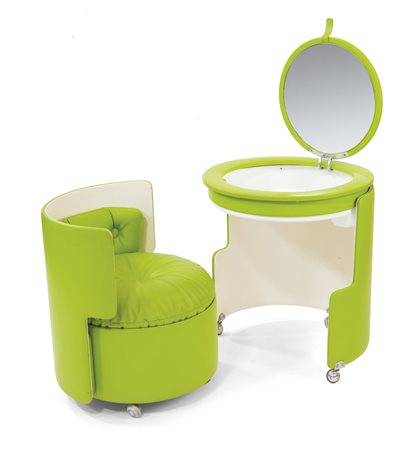 MASSONI LUIGI Dilly Dally Poltroncina-toeletta in compensato curvato...