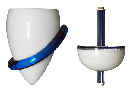 VENINI Lotto composto da tre appliques. Appleboi mod. 847.17 Inciso a punta...