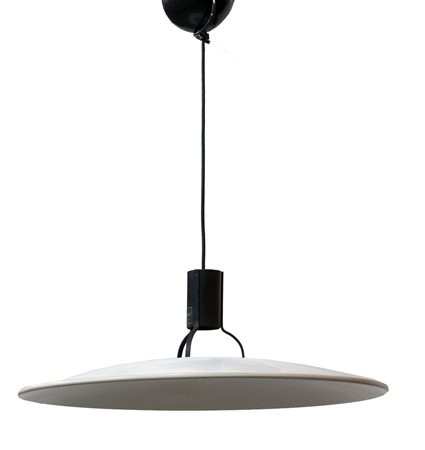 SARFATTI GINO 2133 Lampada a sospensione in metallo laccato. Prod. Arteluce...