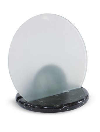 GECCHELIN BRUNO Gong Lampada da terra o da tavolo con base in marmo....