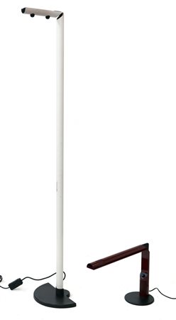 FRATTINI GIANFRANCO Ignazio e Abele Due lampade in trafilato di alluminio...