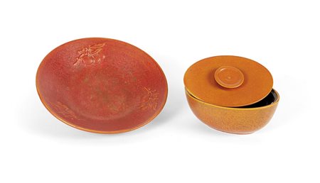 LAVENIA Lotto di due ceramiche Lavenia 1935 circa. Guido Andloviz attr....