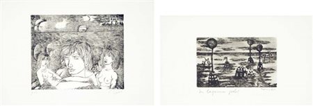 ZANCANARO TONO Padova 1906 - 1985 Soggetti Vari lotto di due acquaforti es....