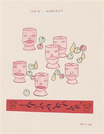 THE ROYAL ART LODGE 1996 New Harvest 2003 tecnica mista e collage su carta...