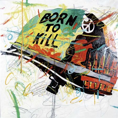 MANERA ENRICO Asmara (Etiopia) 1947 Born To Kill 2004 acrilici e smalti su...