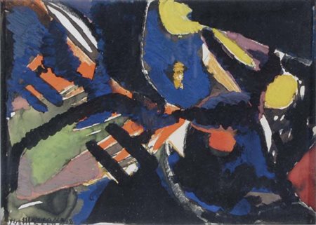 MAZZON GALLIANO Camisano Vicentino 1896 - Milano 1978 Composizione 1948...