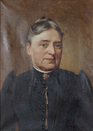 GARINO ANGELO Torino 1860 - Nizza Marittima 1945 Ritratto Di Signora olio su...