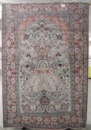 TAPPETO SERINEGAR INDIA SETA cm 189 x 127