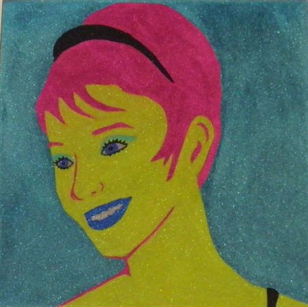 MELO TENORIO JUAN CARLOS GENTE BRILLANTE, 2008 TECNICA MISTA SU TELA cm 70 x...