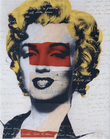 GRITTINI GIULIANO (CORBETTA 1951) MARILYN ESSENZA, 2012 TECNICA MISTA SU TELA...