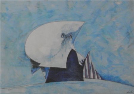 DOVA GIANNI ROMA 1925 PISA 1991 SENZA TITOLO, 1965 LITOGRAFIA cm 22 x 32...