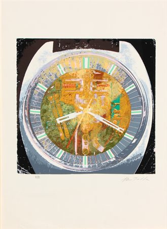 Mimmo ROTELLA Catanzaro 1918 - Milano 2006 Bulova, anni 70 serigrafia a...