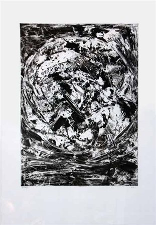 Emilio VEDOVA Venezia 1919-2006 Oltre, 1986 acquaforte etching cm 100×70 La...