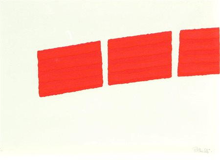 Pino PINELLI Catania 1938 Senza titolo litografia a colori colour lithography...