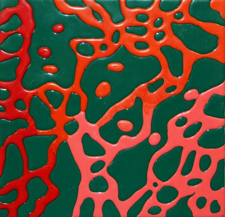 NIDO Davide Senago 1966 Fluido Pop, 2009 colle termofusibili su tela melt...