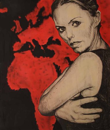 Luca ZAMPETTI Camerino 1967 Il mondo di Nell, 2012 grafite, pastello, crete...