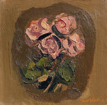 Ennio MORLOTTI Lecco 1910 - Milano 1992 Rose, 1966 olio su tela oil on canvas...