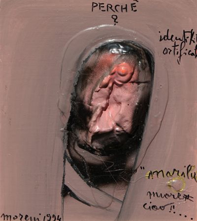 Mattia MORENI Pavia 1920 - Brisighella 1999 Le Calbane Vecchie - Marilù...