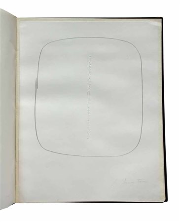 Lucio FONTANA Rosario Santa Fè 1899 - Varese 1968 Concetto spaziale, 1961...