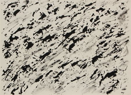 Henri MICHAUX Namur 1899 - Parigi 1984 Sans titre, 1970-1975 pittura su...