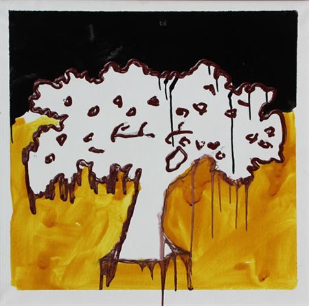 Mario SCHIFANO Homs 1934 - Roma 1998 Senza titolo, 1995 smalto e acrilico su...