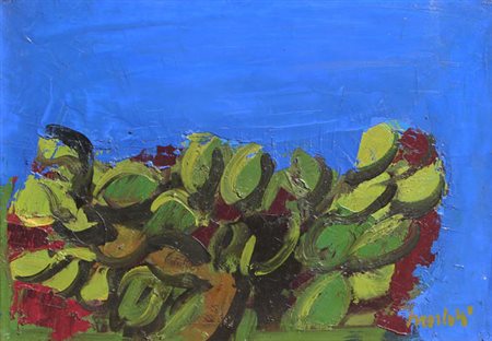 Ennio MORLOTTI Lecco 1910 - Milano 1992 Cactus, 1967 olio su tela oil on...