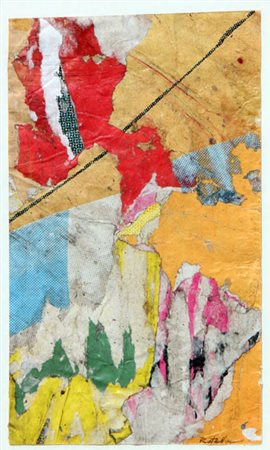 Mimmo ROTELLA Catanzaro 1918 - Milano 2006 Senza titolo, anni 90 decollage su...