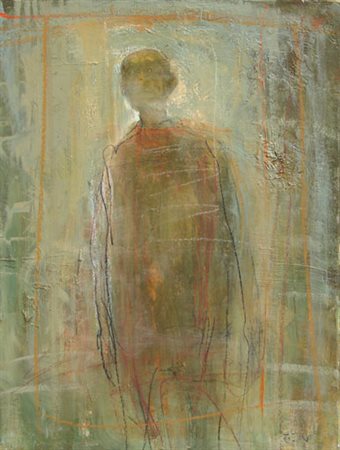 Andrea MARTINELLI Prato 1965 Figura in un interno, 1997 tecnica mista su...